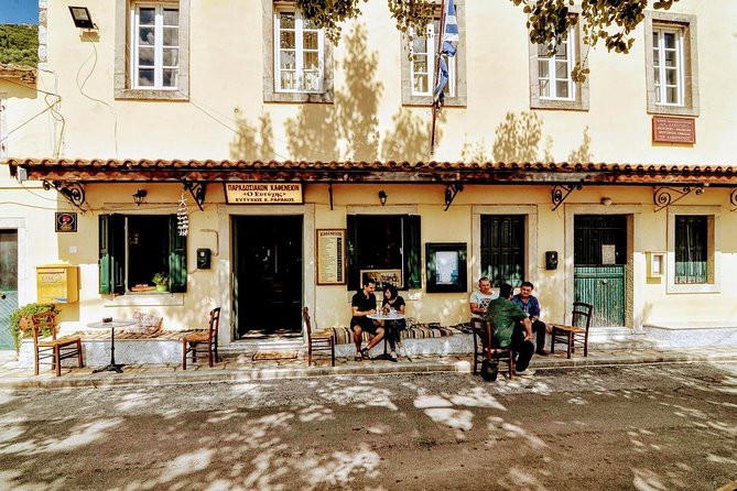 Above & Beyond Palaiokastritsa Corfu Vespa Scooter Tour - Stop 1: the Enotis Museum break in Vistonas