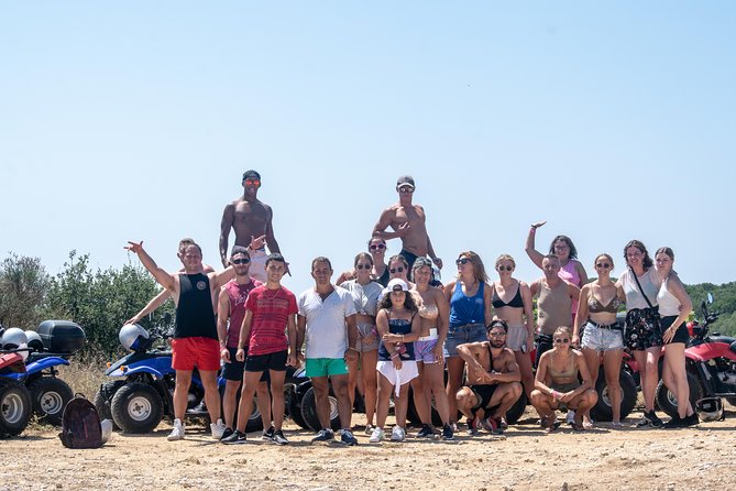 ATV Quad Guided Sightseeing/ Exploring Tour@The Pink Palace Corfu - Paramonas Beach: a quiet swim stop with soft sand and rocky edges