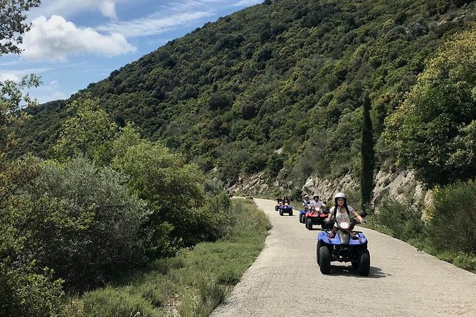 ATV Quad Guided Sightseeing/ Exploring Tour@The Pink Palace Corfu - Pentati lunch and the second viewpoint over Corfu city