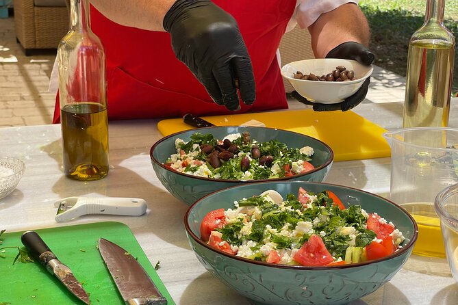 Corfood bites - Cooking classes by Christos - The Greek menu you’ll cook: dips, baked starters, and Corfiot mains