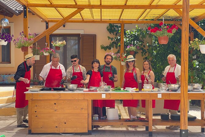 Corfood bites - Cooking classes by Christos - Cooking stations and role assignments: how the class stays beginner-friendly