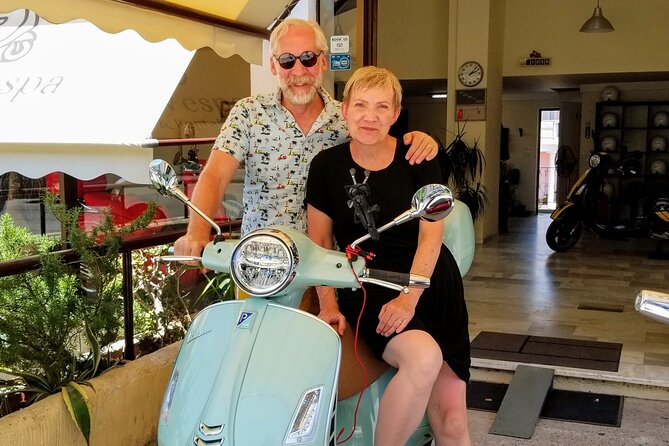 Corfu 300cc Vespa Scooter Rental - Storage, comfort, and the gear that actually matters