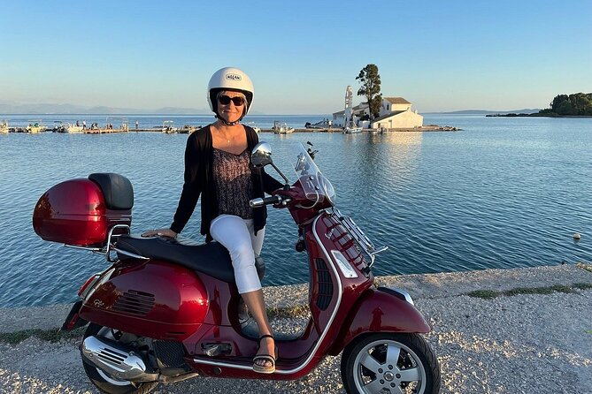 Corfu 300cc Vespa Scooter Rental - Parking and route-realities: what helps when Corfu gets busy