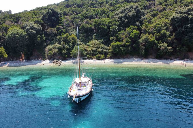 Corfu Benitses Cruise Tour to Blue Lagoon - Food and Drinks: Crepes, Gyros, and Wine On Tap
