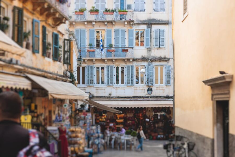 Corfu Cruise Port: City Highlights tour & Old Town visit - Spianada (Esplanade) and the Liston: square power, Venetian walls, and café life