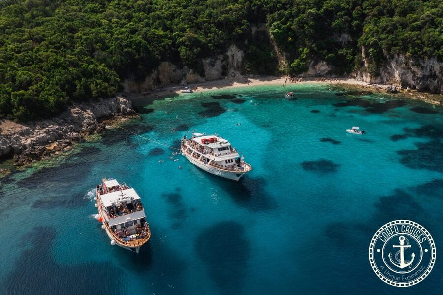 Corfu: Day Cruise to the Blue Lagoon with Visit to Syvota - Bella Vraka beach: the second swim that breaks up the day