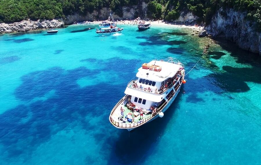 Corfu: Day Cruise to the Blue Lagoon with Visit to Syvota - Papanikolis cave: the quick stop that sets the tone