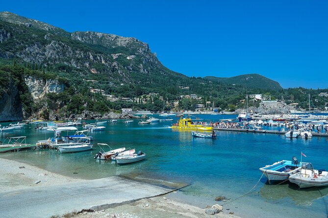 Corfu Grand Island VIP Tour - Paleokastritsa Beach: emerald water and a real swim option