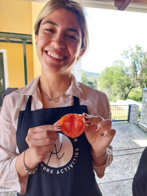 Corfu: Greek Cooking Class & Olive Oil Tasting - The actual menu: your 5-course lunch (with wine or beer)