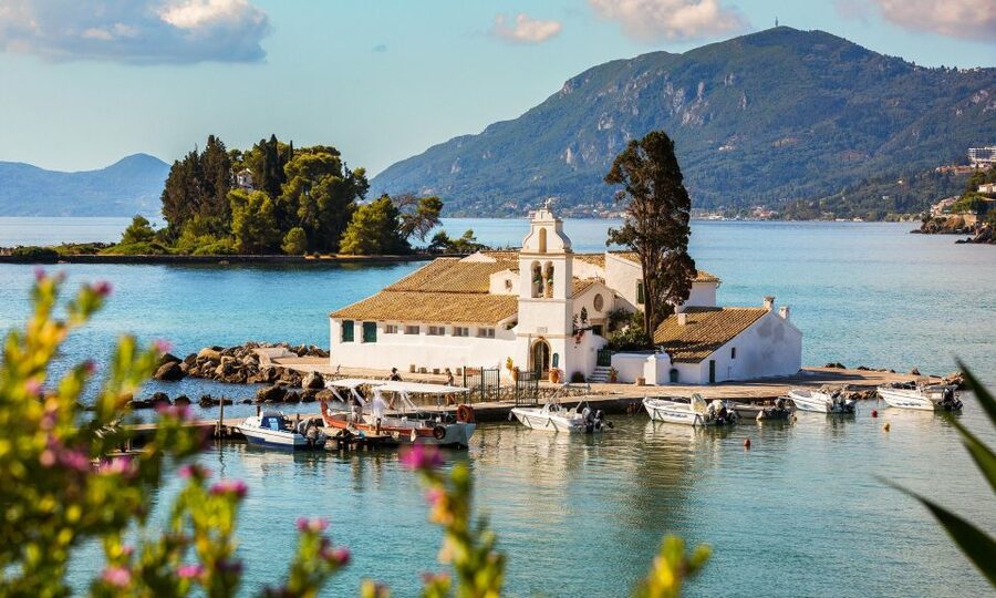 Corfu Half-Day Tour: Paleokastritsa, Lakones & Kanoni - Kanoni and Mouse Island: the perfect kickoff for Corfu photos