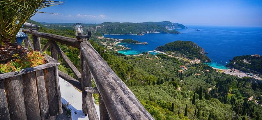 Corfu Half-Day Tour: Paleokastritsa, Lakones & Kanoni - Paleokastritsa: emerald bays and the Monastery of the Virgin Mary