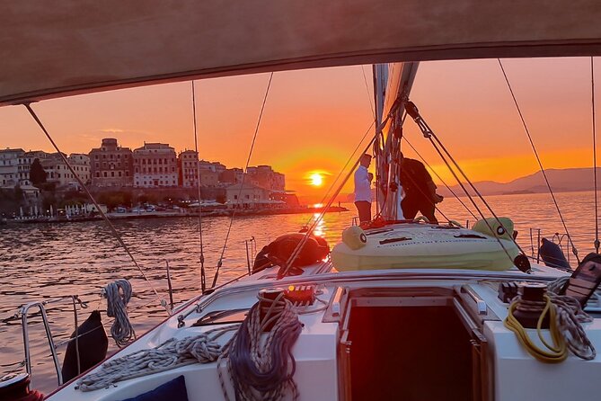 Corfu Island Sunset Cruise on Sailing Boat - The 2-hour sail: bay views, anchoring, and the onboard rhythm