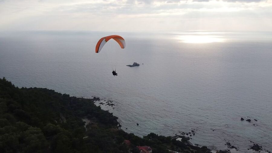 Corfu: Paragliding Tandem Flight Above Pelekas Town - Key things I’d mark on my Corfu map