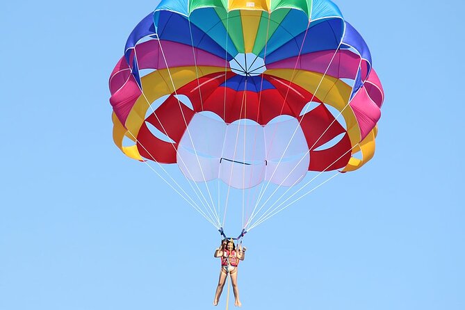 Corfu Parasailing - Fly High in the Sky - The 10-Minute Flight: Harnessed, Lifted, and Turning for 360° Views