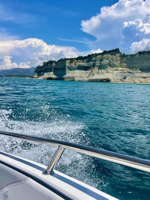 Corfu: Premium Boat Rental without Skipper - Cape Drastis snorkeling: coral color and real sea-turtle odds