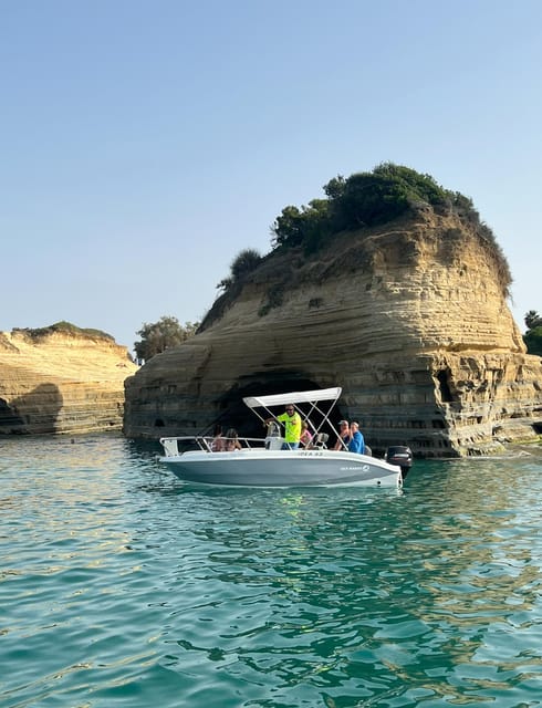 Corfu: Private Boat Trip with Skipper - Cape Drastis swimming: where the water quality earns its reputation