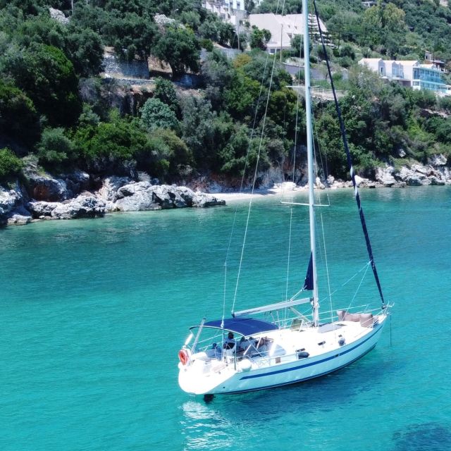 Corfu: Private Sailing Yacht Cruise - Garitsa Bay Anchorage: Superyachts, a New Angle on the City, and Time to Just Chill