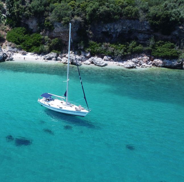 Corfu: Private Sailing Yacht Cruise - Mouse Island Stop: The Airplane Photo Moment