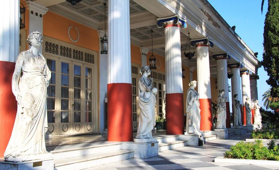 Corfu: Shore & Shared Tour – Achilleion, Mon Repos, Old Town - Corfu Old Town for 1.5 hours: streets, shops, and café time