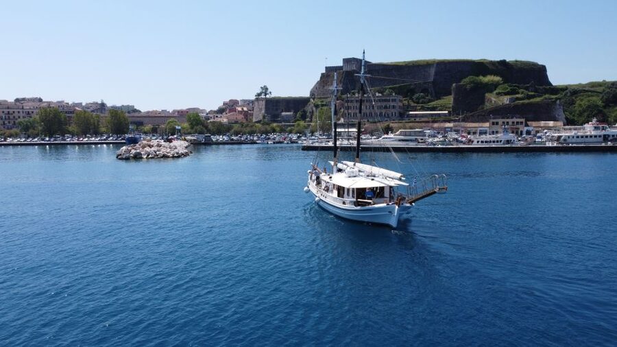 Corfu Town: Full-Day Cruise with Lunch, Drinks & Swim Stops - Erimitis Forest bay: the long swim, plus protected wetlands and orchids