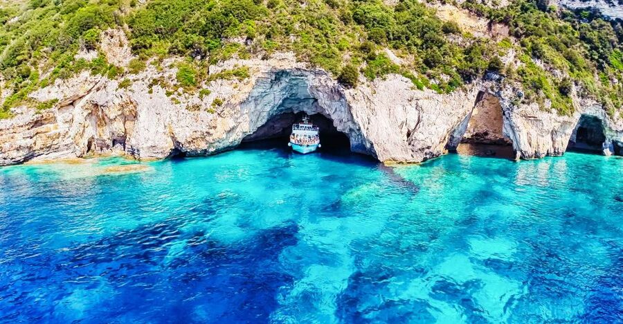From Corfu: Day Cruise to Paxos, Antipaxos, and Blue Caves - Antipaxos swimming at Mesovrika or Voutoumi: snorkel time that actually counts