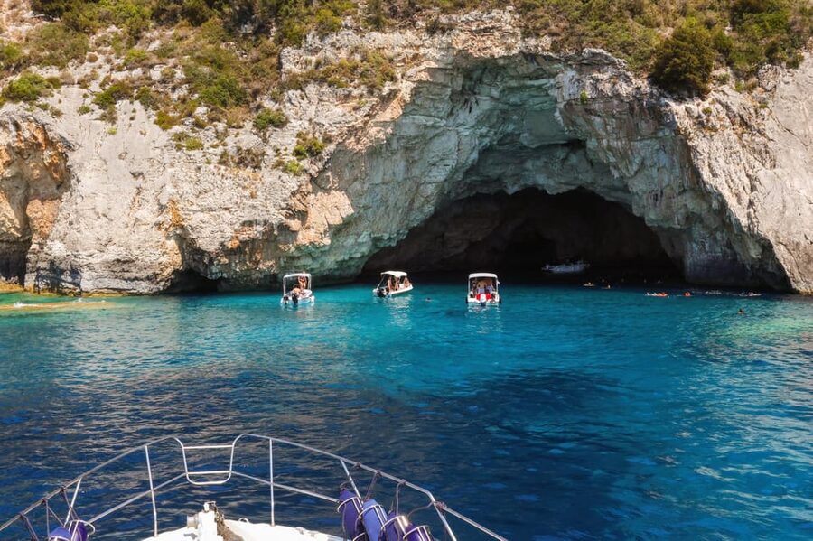 From Corfu: Luxury Yacht Cruise to Paxos and Antipaxos - Antipaxos Vrika Beach swim: the 1-hour payoff