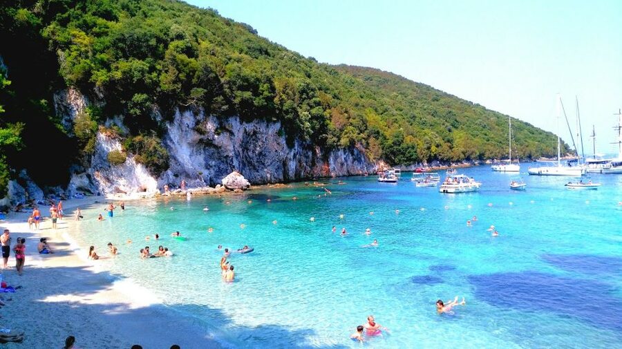 From Lefkimmi: Blue Lagoon and Syvota Village Cruise - Syvota on the Greek mainland: your 2.5-hour village reset
