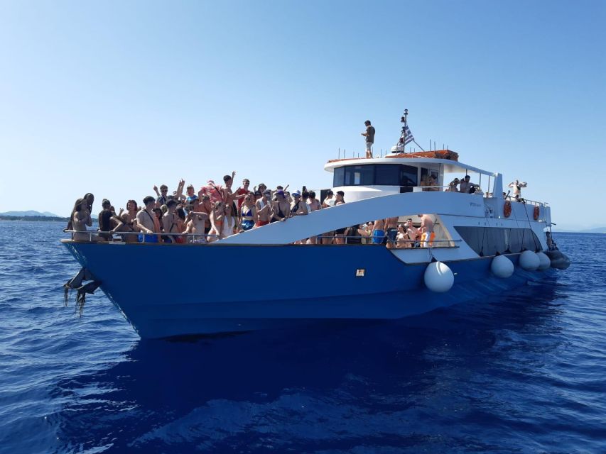 From Lefkimmi: Corfu, Kavos Party Booze Cruise - Price and what you get for around $47