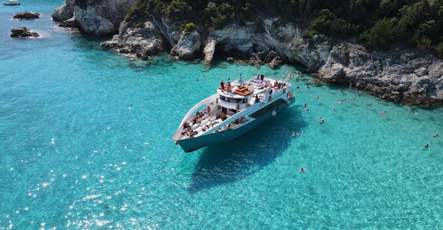 From Lefkimmi: Paxos, Antipaxos & Blue Caves Speedboat Tour - Blue Caves of Paxos: the stop where your camera gets its workout