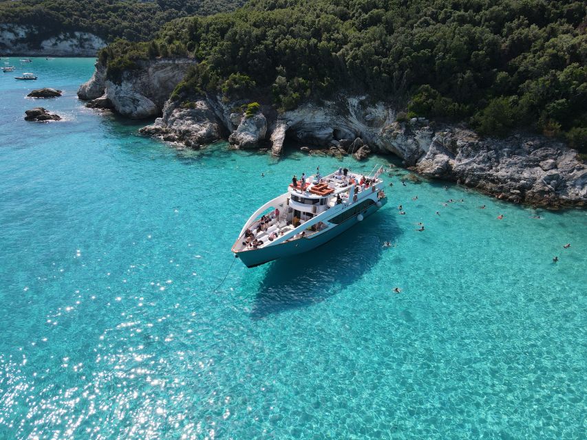 From Lefkimmi: Paxos, Antipaxos & Blue Caves Speedboat Tour - Antipaxos: the 1.5-hour swim that defines the day