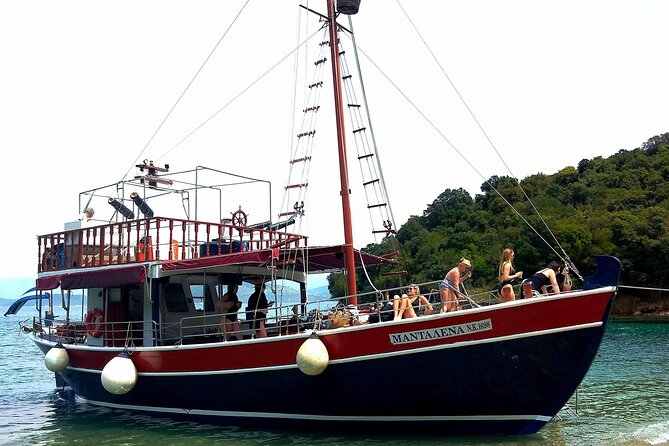 Full Day Boat Trip in Corfu with BBQ - The Route: Nissaki, Kalami, Kouloura, Agios Stefanos, and Albanian Views