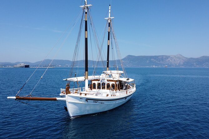 Full Day Cruise from Corfu in Classic Wooden Vessel, Swim & BBQ - Erimitis: the longest stop for swimming and hanging out