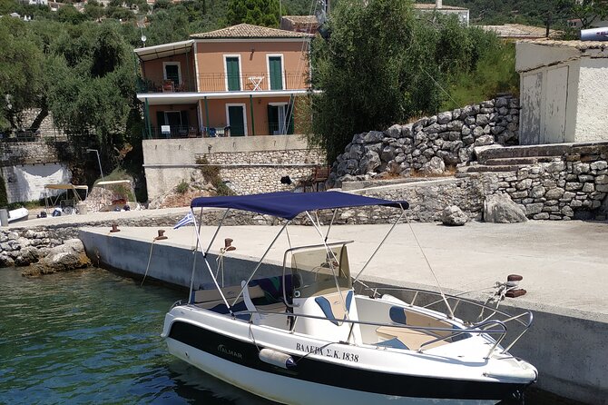 Motor Boat Hire in Corfu Italmar 17,Asso 5.10, Next 5m - 4 to 7 hours on the east coast: a simple plan you control