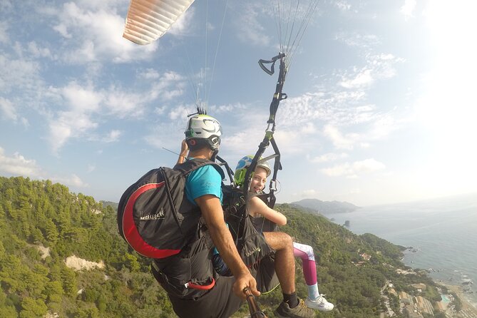 Paragliding Tandem Flight in Corfu - The route: from Pelekas to Kaisers Throne to Kontogialos