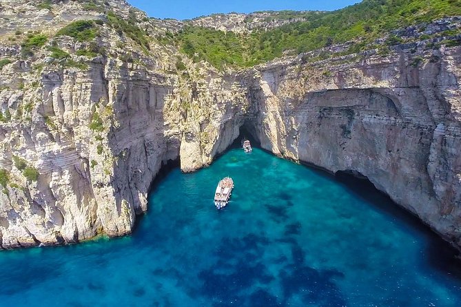 Paxos Antipaxos Blue Caves Day Tour from Corfu - Paxos Blue Caves Ipapanti and Ahai: the main event