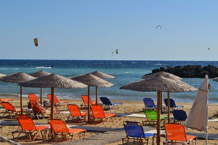 Private Corfu Beach Exploration: Enjoy Sun & Sea - Glyfada: Shallow Sand, Beach Bars, and Easygoing Water Time
