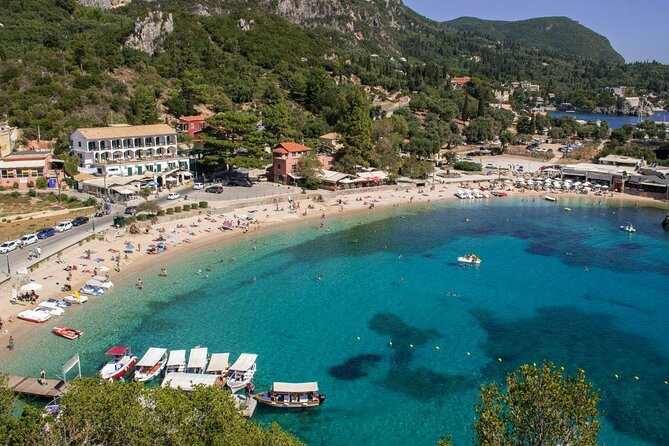 Private Corfu Tour- Glyfada & Paleokastritsa beach - Getting picked up right at Corfu Port (no shuttle shuffle)