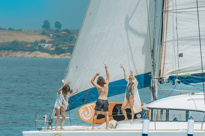 Private Full Day Cruise in Corfu on Lagoon Catamaran - Where You Meet at Gouvia Marinamarina and What to Expect at 10:00