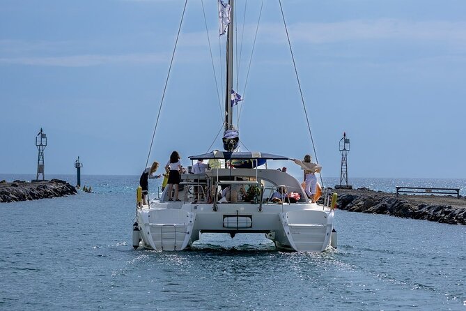 Private Full Day Cruise in Corfu on Lagoon Catamaran - Stop 3: Agni Beach and the Harbor Tavernas Lunch Window