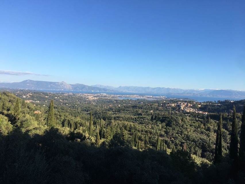 South Corfu Premium 4x4: Villages, Views & Flavours - Chlomos village: an older Corfu lane and a quick panoramic breather