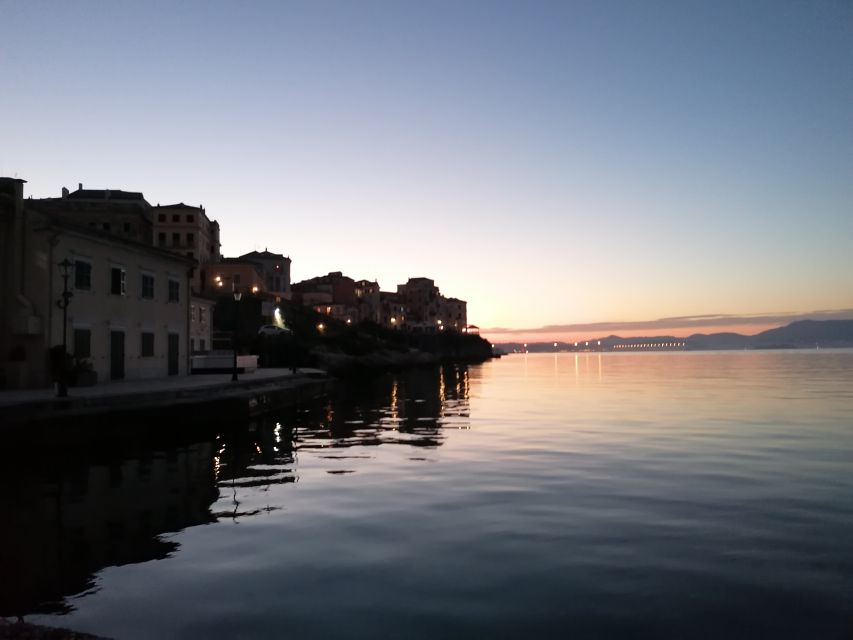 Sunset boat trip from Corfu Town to Mouse Island - Getting to Mayor’s Stairway and finding Aeolos or Ionian Dolphin